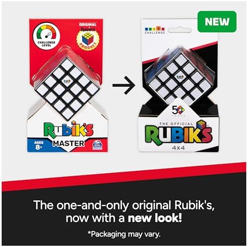 Rubik’s Cube, The Official 4x4 Rubik's Cube, Problem-Solving Brain Teaser, Classic Color-Matching Puzzle, Fidget Toy, Sensory Puzzle for Adults, Teens, Kids, for Ages 8 & Up - Image 5