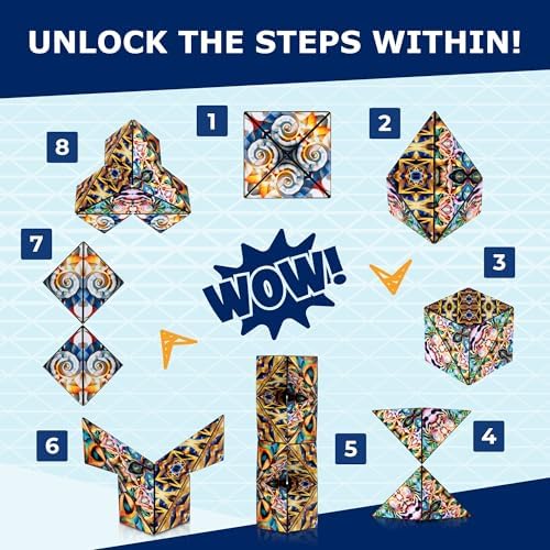 Shashibo ICOSA XL Magnetic Puzzle Toy, Stress Relief Fidget Toy - Image 5