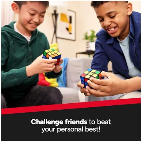 Rubik's Cube 3x3 Timer Cube Brain Teaser Built-in Digital Timer & Stand - Image 5