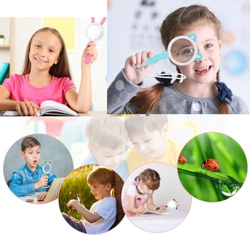Rongon 10X Kids Magnifying Glass Handheld Magnifier for Child (4Pcs) - Image 6