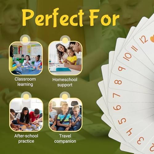 MANGO Math - Playing Cards - Educational Card Game Set of 6 Decks - Fun Learning Cards for Kids - Classroom Activities - Homeschool Activities - Elementary School Teaching Materials - Image 6