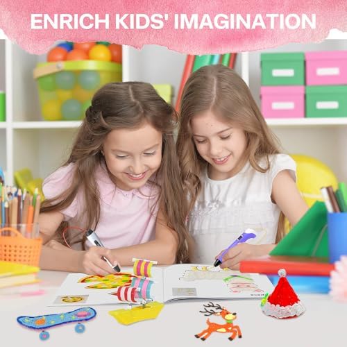 Dayker 3D Pen Printing Drawing Book, 40 Patterns Painting Graffiti Template - Image 6