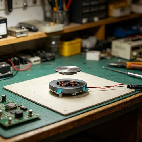 Magnetic Levitation Module Kit with LED, 1000g Load, 10cm Dia - Image 6