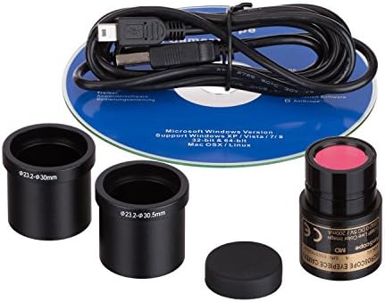 AmScope M148C-E Compound Monocular Microscope, 40x-1000x - Image 2