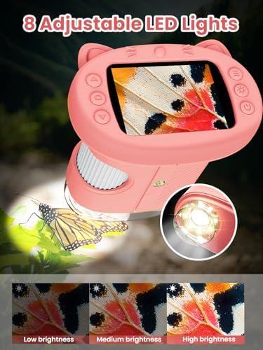 1000X Handheld Digital Microscope for Kids, 2.4" IPS Screen STEM Toys - Image 5