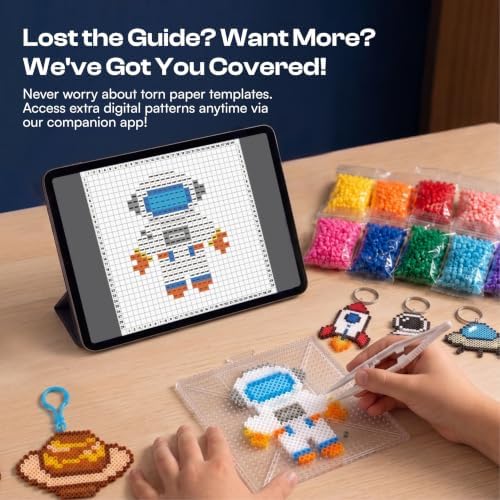 Caydo Solar System Fuse Beads Kit, STEM Space Science Toys Gift for Kids - Image 5