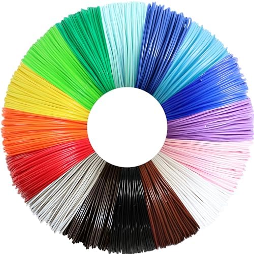 MIKA3D 3D Pen 3D Printer PLA Filament Refill, 16 Colors 1.75mm PLA Filament Pack, High-Precision Diameter Filament, Each Color 10 Feet, Total 160 Feet Lengths, Great PLA Printing Sample Pack - Image 6