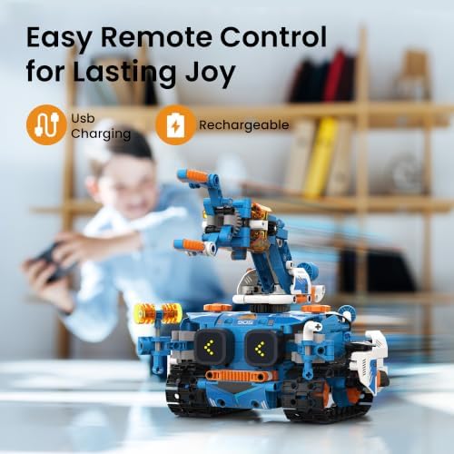 Sillbird Building Robot Kit with Remote Control STEM Gifts for Kids 8-12 - Image 4