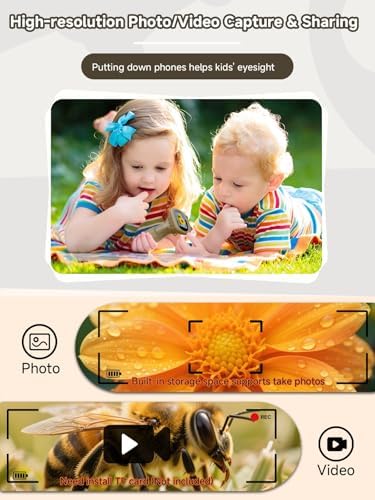 Acoath Microscope for Kids, 1000X Handheld Digital Miniscope with 2.0" Screen, Portable Pocket Microscope Education Toys Birthday Gifts for Age 3 4 5 6 7 8 9 10 Girls Boys - Image 4