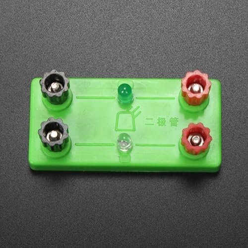 Emitting Diode Experiment Props STEM Physics Electric Circuit Board Learning Tool for Student Teacher Light Emitting Diode Colorful Neon Bulb Physics and Electricity Experimental Equipment - Image 4