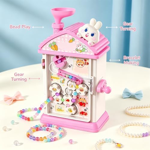 perhapsfit Bracelet Making Kit DIY Beaded Jewelry Maker for Girls Kids - Image 3