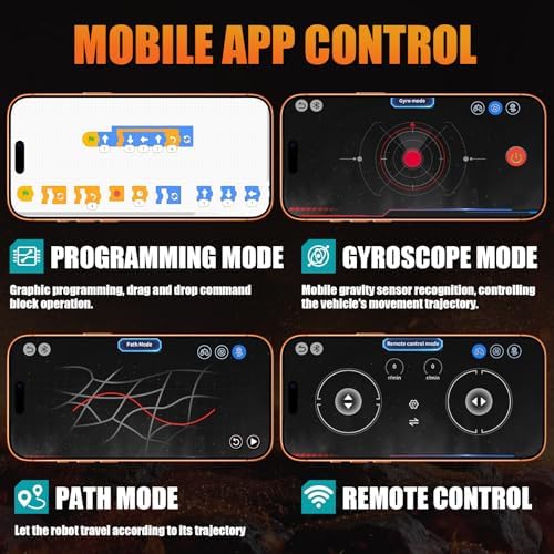 STEM Robot Building Sets for Kids Ages 6-16, 5-in-1 Remote Control and APP Robot Toys,343 Pcs DIY Building Science Educational Kit, Building Block Birthday Present for Teen Boys Girls - Image 6