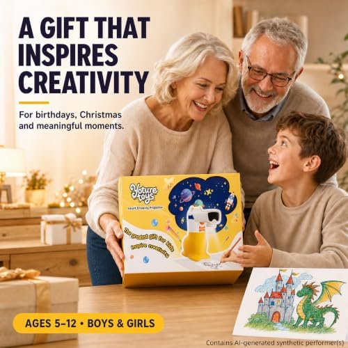 AI Drawing Projector for Kids, Birthday Gift Toy, Ages 5-12 - Image 6