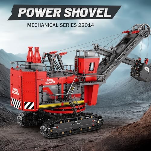 Reobrix RC Excavator Building Blocks Set 22014 Power Shovel Vehicle Model - Image 2