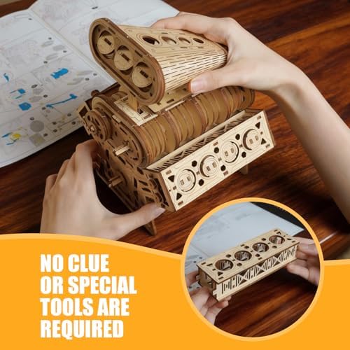 V8 Engine 3D Puzzle Model Engine Kit for Adult, 3D Puzzles for Adults - Image 5