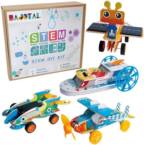 STEM Toys for Kids Ages 8-12 | 4-in-1 Science Kit Build Engineering Projects | Educational Toys Gift for Boys & Girls Age 8 9 10 11 12 Year Old by BAJOTAL