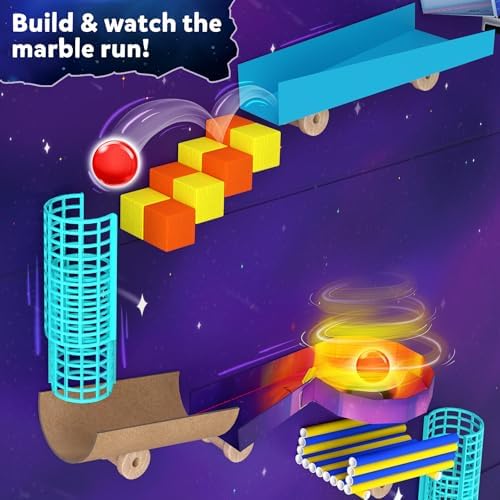 Skillmatics Marble Run STEM Building & Construction Kit – 225+ Pieces - Image 4
