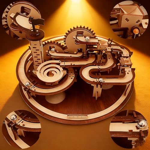 3D Puzzle for Adults Wooden DIY Crafts Kit Wood Mechanical Model Kits to Build Gift for Women Men Age 14+ Years Old - Image 4