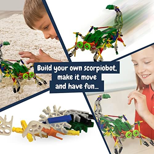 Science4you Scorpiobot Robotics Kit for Kids - Building Robot Toys for Kids 8-12 Year olds,161 Pieces, Stem Building Games, Gift for 8+ Year Olds Boys and Girls - Image 6