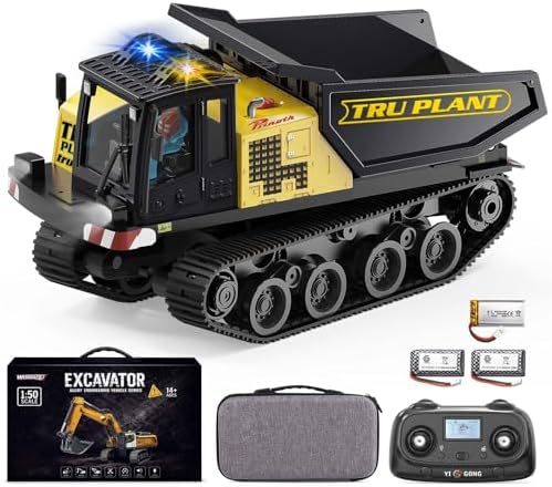 RC Dump Truck for Adults 1:50, Remote Control Dump Truck by Womaqu