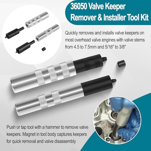 36050 Valve Keeper Installer/Remover & HW0107 Stem Seal Pliers Removal Tool - Image 3