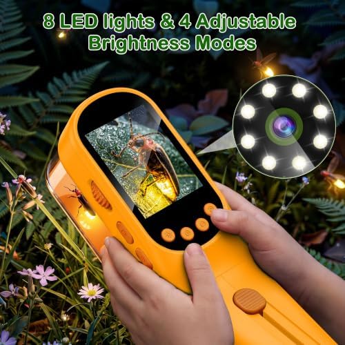 CIMELR Bug Catcher for Kids 500X Microscope, 2.4" Screen STEM Toy Gift - Image 5
