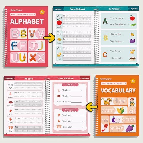 Magic Grooved Writing Practice Books for Kids 3-8 - Image 3