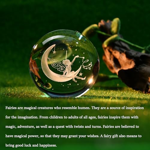 IFOLAINA Moon Fairy Crystal Ball Gifts for Girl Her Birthday Holidays - Image 5