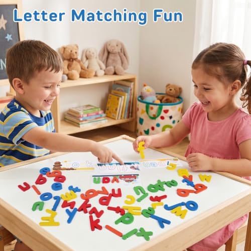 Officygnet Learning Toys for 3 4 5 6 Years Old Boys and Girls, See & Spell CVC Word Builders with Alphabet Cards for Kids Ages 3-5, Matching Letter Game for Preschool Toddler Learning Activities - Image 4