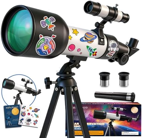 Telescope for Kids, 60mm 90x Beginner Telescope with Tripod by LUZSCO