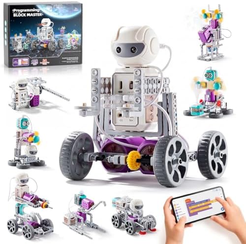 STEM Toys 24-in-1 Circuit Science Experiments Coding Robot for Kids by beachtoy