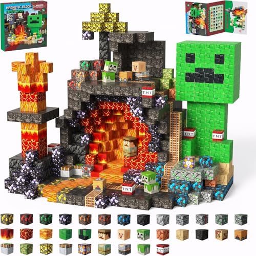 Magnetic Building Blocks STEM Toy Magnet Cubes for Kids 4-12 by Laoren