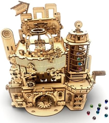 Wooden 3D Puzzle for Adults DIY Model Kits Wood Mechanical Crafts Set to Build Gift for Women Men Age 14+ Years Old by Unknown