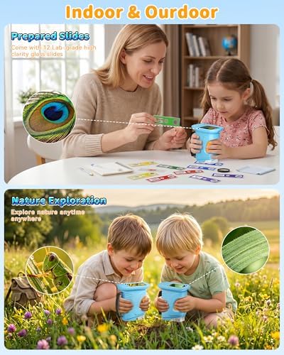 1000X Handheld Microscope for Kids, 4K Digital Kids Microscope Science Kits - Image 6