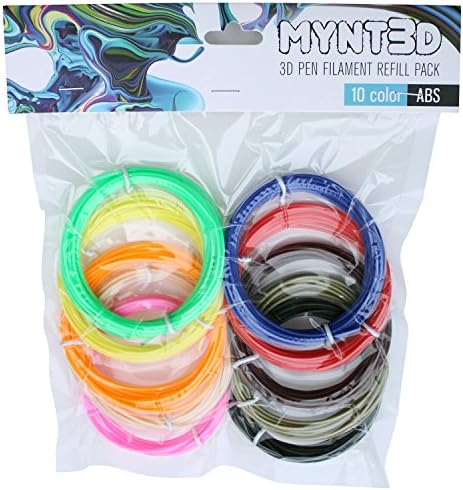 MYNT3D Super 3D Pen with 10-Color ABS Filament Refills - Create 3D Art - Image 5