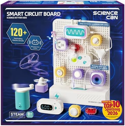 Science Can Circuit Board for Kids w/ 120 Projects, STEM Toys for Ages 8-13 by ScienceCan
