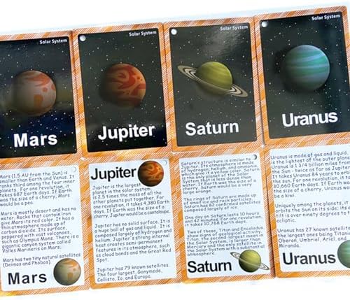 Set of Solar System Flash Cards for Toddlers and Kids(15Count) - Image 7