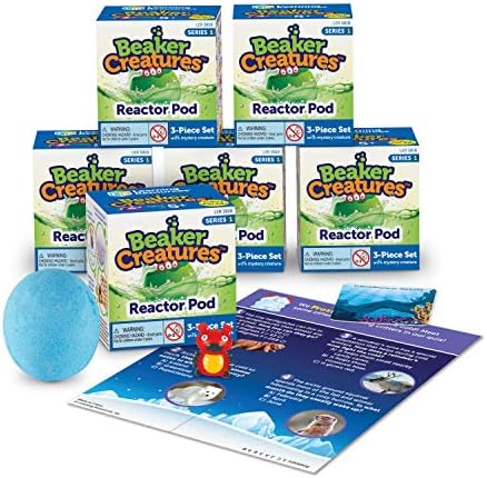 Learning Resources Beaker Creatures 6-Pack Reactor Pods, Series 1 by LearningResources