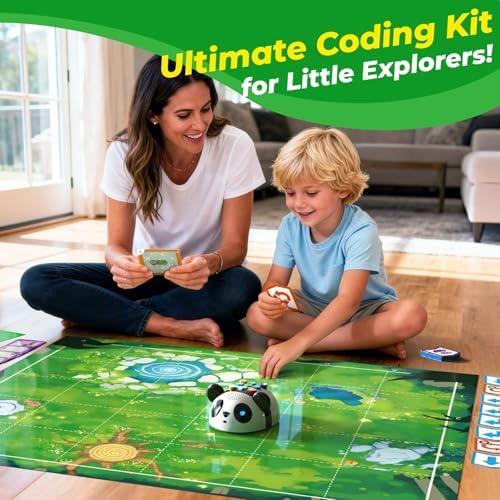 Apitor Robot Panda Screen-Free STEM Coding Robot for Preschoolers Ages 4-6 - Image 3