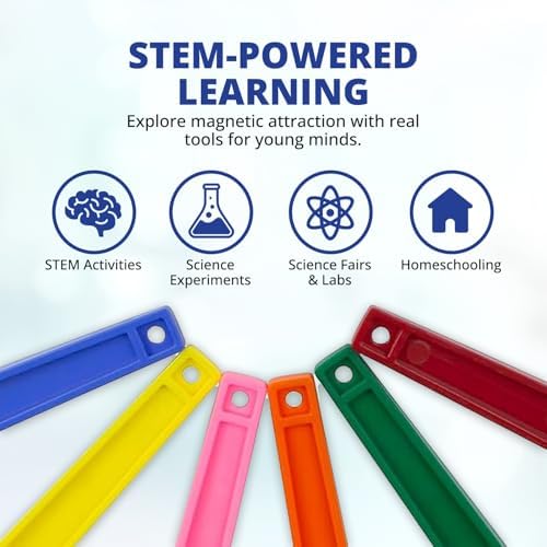 United Scientific™ STEM Magnetic Wands, Classroom & Homeschool (Set of 6) - Image 3