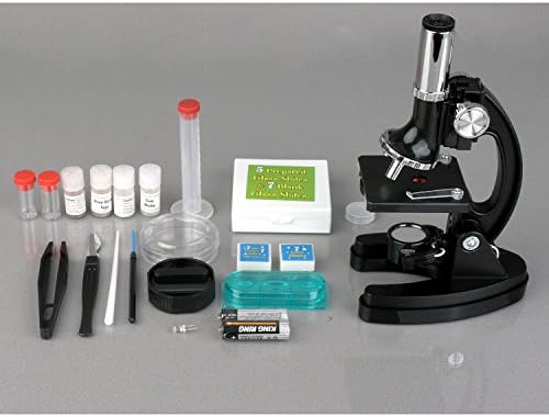 AmScope M30-ABS-KT2 52-Piece STEM Microscope Kit for Kids, Black - Image 5