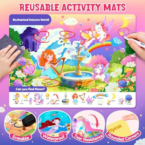 JoyCat Search & Find Activity Books, Educational Toy for Girls Ages 3-6 - Image 2