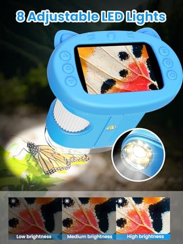 1000X Handheld Digital Microscope for Kids, 2.4" IPS Screen STEM Toys - Image 5