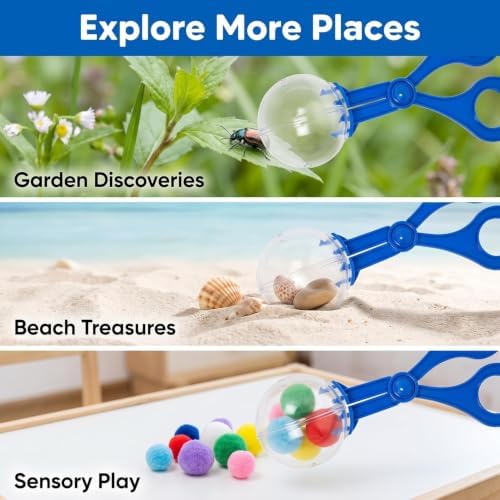 2-Pack Nature Exploration Tools - Ergonomic Scoopers and Clamps for Field Research and Outdoor Activities, Durable Plastic Design with Non-Slip Grip - Image 6