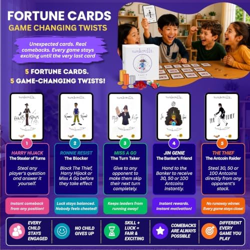 Numberella Deluxe Math Board Game Level 1 | Ages 7-10 | Times Tables STEM - Image 6