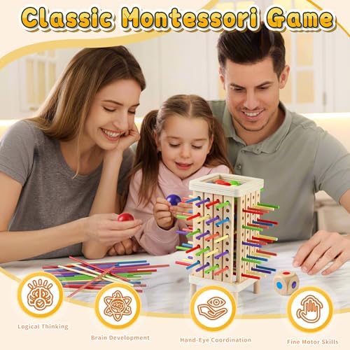 Montessori Board Game for Kids 4-8, Educational Math Family Games - Image 3