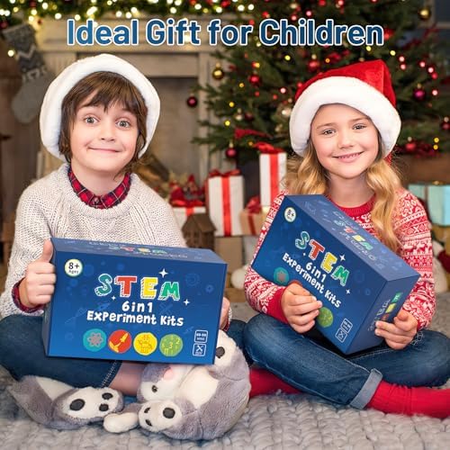 ADUSRIZ 6 in 1 STEM Kits for Kids, Wood Craft Kit for Boys Age 8-12, Science 3D Puzzles Projects, Wooden Building Kids Activity Packs Toys Gifts for 5 6 7 8 9 10 11 12 Year Old Boys Craft Kits - Image 7