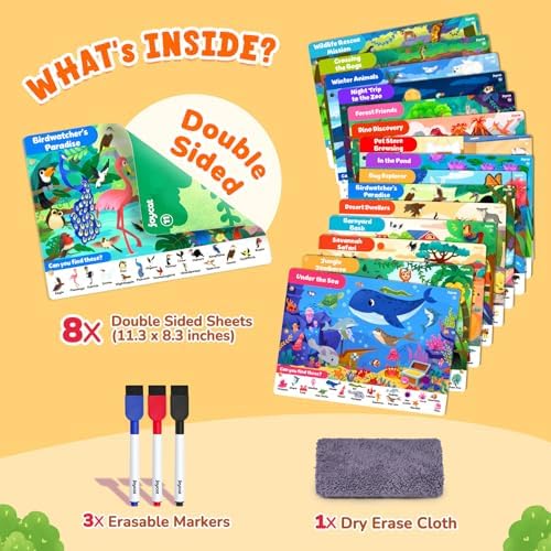 JoyCat Search & Find Books, Animal Preschool Learning Activities for 3-5 - Image 5