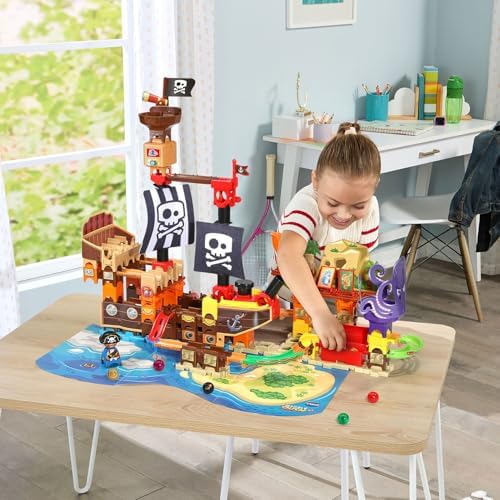 VTech Marble Rush Pirates Cove Adventure Set Marble Run Toy - Image 5