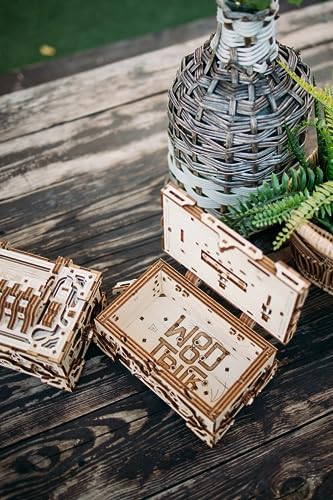 Wood Trick Enigma Chest Puzzle Box 3D Wooden Puzzles for Adults to Build - Image 6